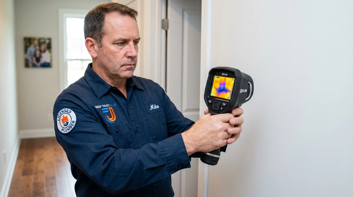 Thermal imaging leak detection by Johns Plumbing LLC in Dilley